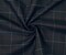 Black-Red-Gray Wool Polyester Check Twill Suiting Woven Fabric By the Yard